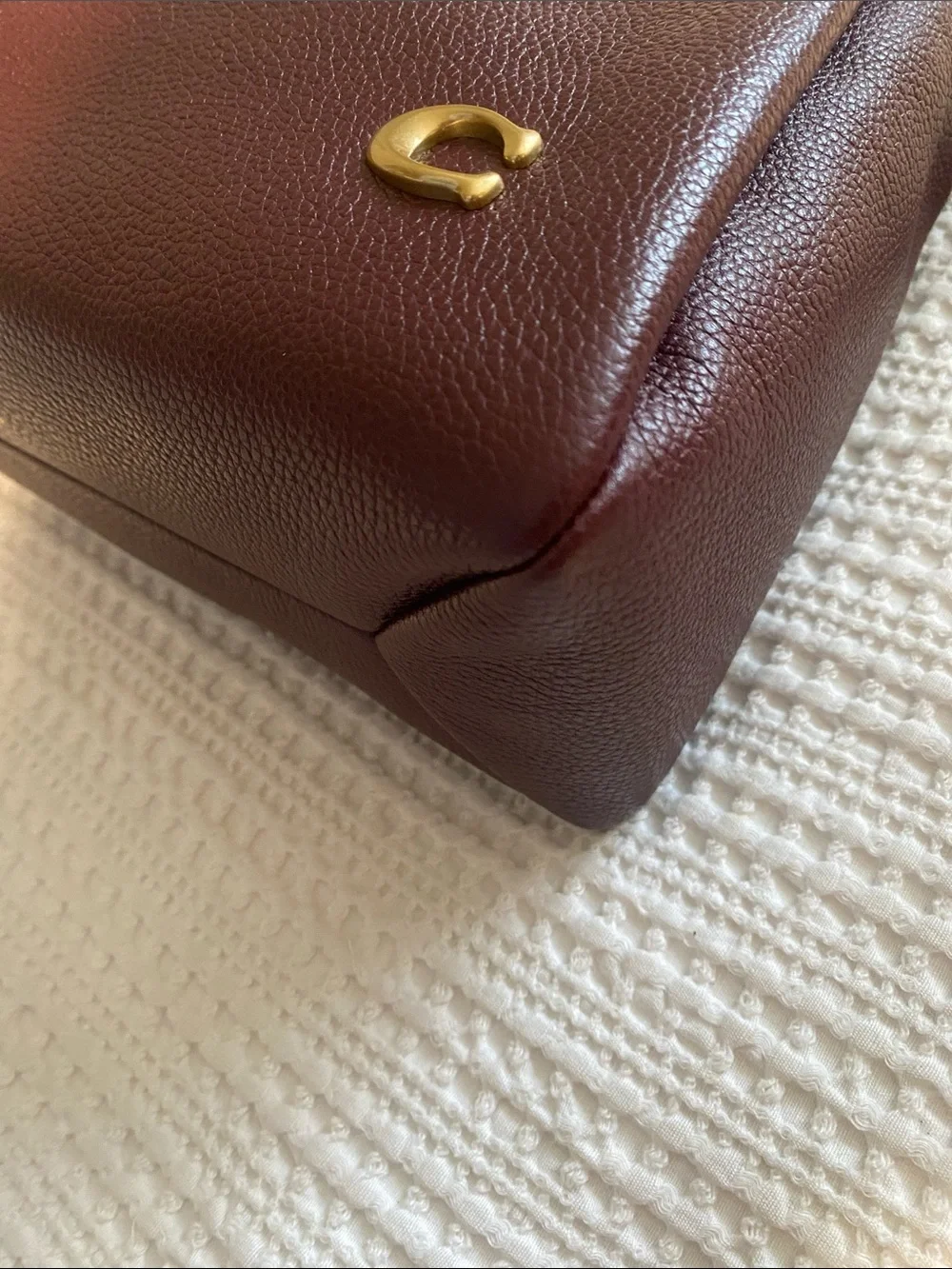 Coach Lola Shoulder Bag in Merlot 🍷✨